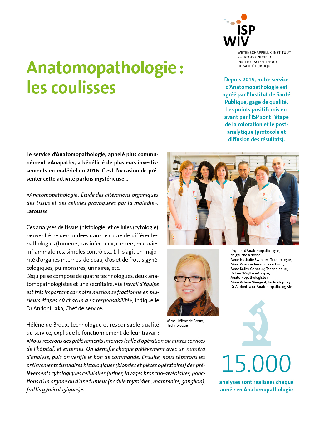 Anatomopathologie les coulisses Cndg