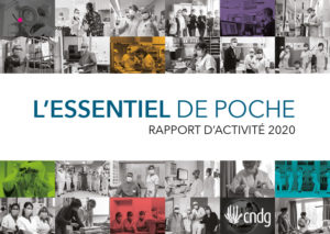 Couverture du rapport d'activité 2020